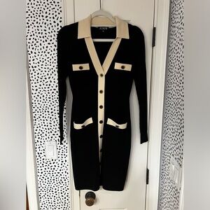 J Crew Contrast Trim Sweater Dress